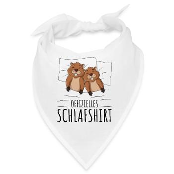 Biber - Bandana - Weiß - Vorne