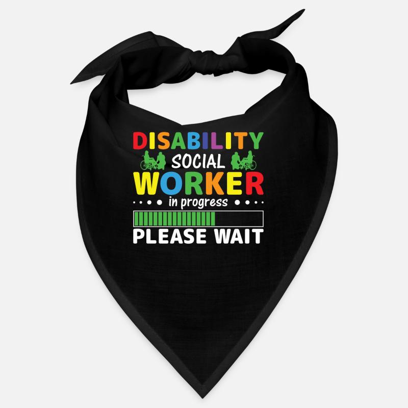 Disability Social Worker In Progress Bandana