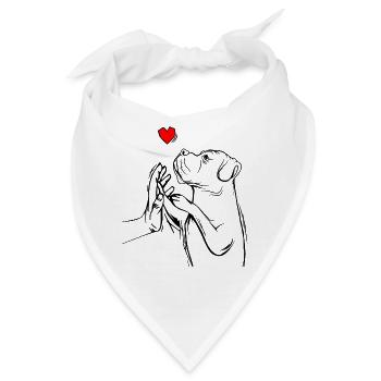 Cane Corso - Bandana - Weiß - Vorne
