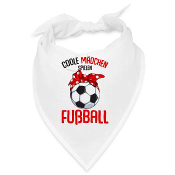 Fußball Mädchen - Bandana - Weiß - Vorne