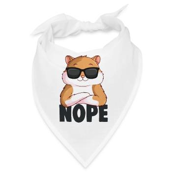 Hamster - Bandana - Weiß - Vorne