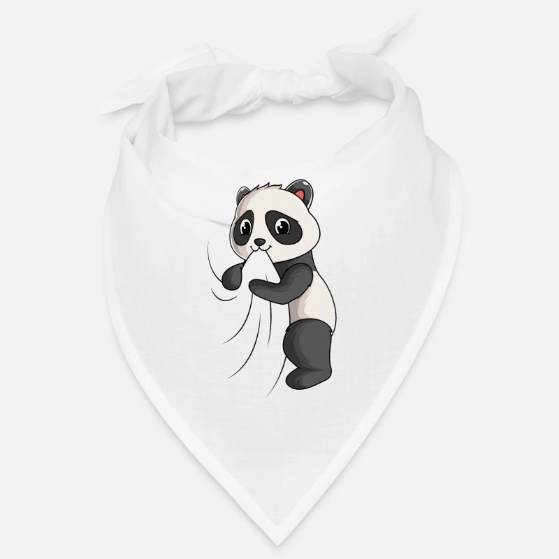 Panda Liebhaber Pandabär Mädchen Bandana