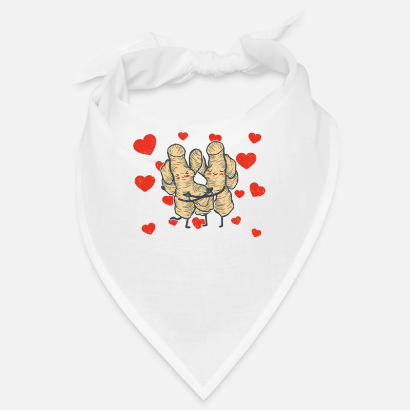 Cute Ginger Couple Hugging Ginger Lovers Bandana