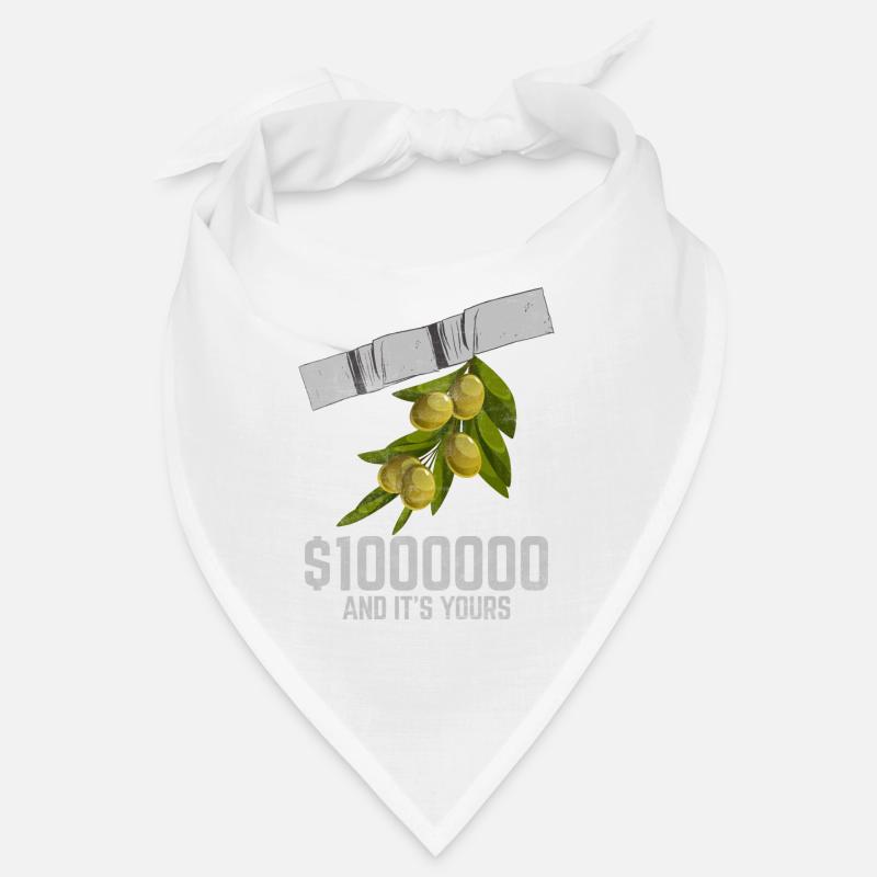 Ruban adhésif Olive Fruit Lover citation drôle Bandana
