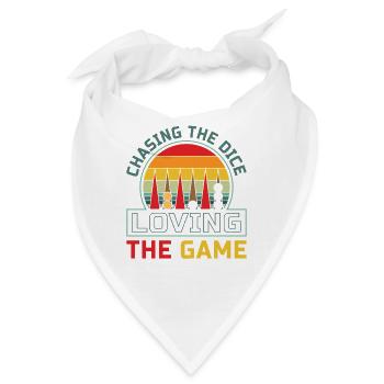 Backgammon Spiel - Bandana - Weiß - Vorne