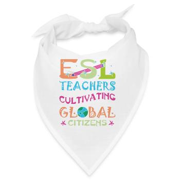 ESL-Lehrer ESL Unterricht - Bandana - Weiß - Vorne