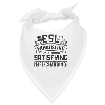 ESL-Lehrer ESL Unterricht - Bandana - Weiß - Vorne