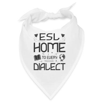 ESL-Lehrer ESL Unterricht - Bandana - Weiß - Vorne