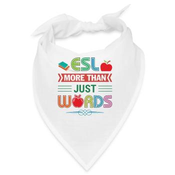 ESL-Lehrer ESL Unterricht - Bandana - Weiß - Vorne