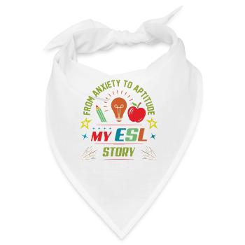 ESL-Lehrer ESL Unterricht - Bandana - Weiß - Vorne