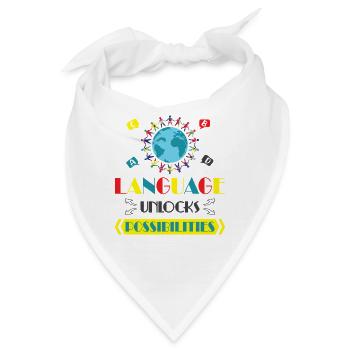 ESL-Lehrer ESL Unterricht - Bandana - Weiß - Vorne