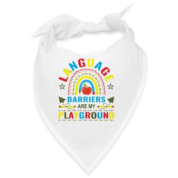 ESL-Lehrer ESL Unterricht - Bandana - Weiß - Vorne
