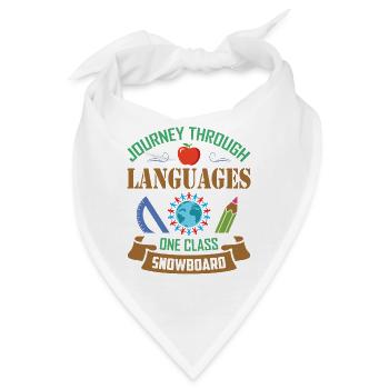 ESL-Lehrer ESL Unterricht - Bandana - Weiß - Vorne