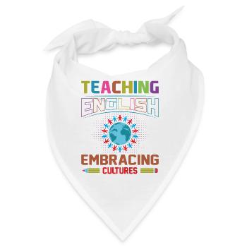 ESL-Lehrer ESL Unterricht - Bandana - Weiß - Vorne
