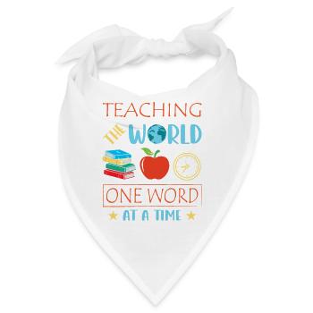 ESL-Lehrer ESL Unterricht - Bandana - Weiß - Vorne