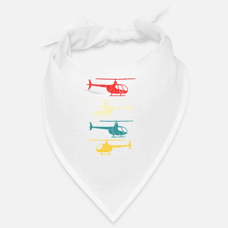 Retro Helicopter Bandana