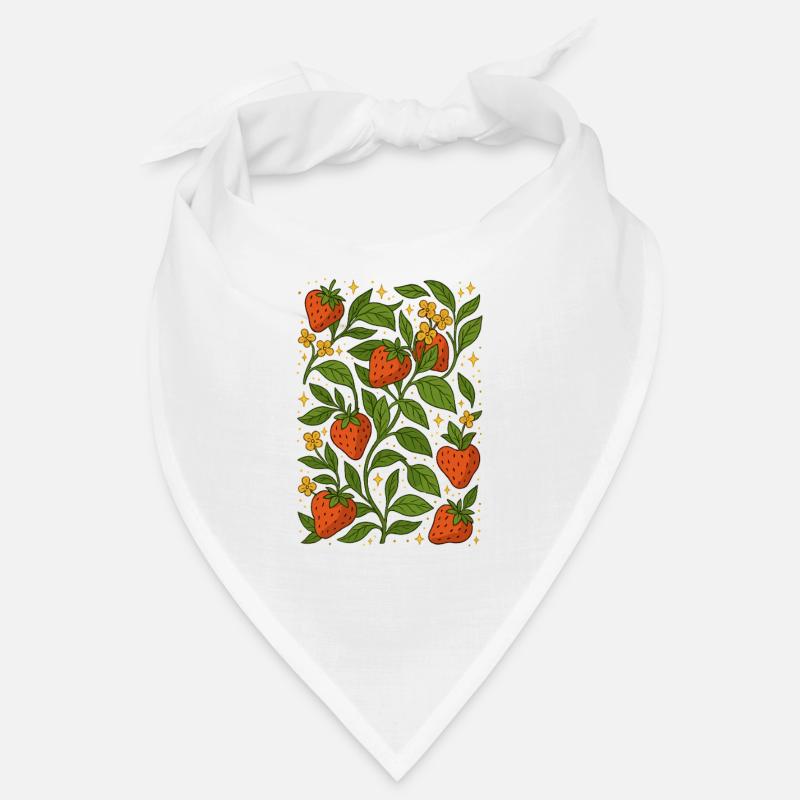 Erdbeerliebe Sommer Bandana