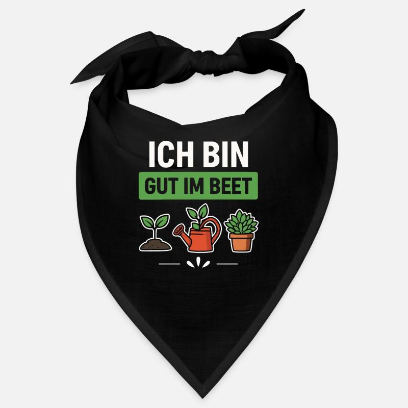 Garten Gärtner Beet Spruch Bandana