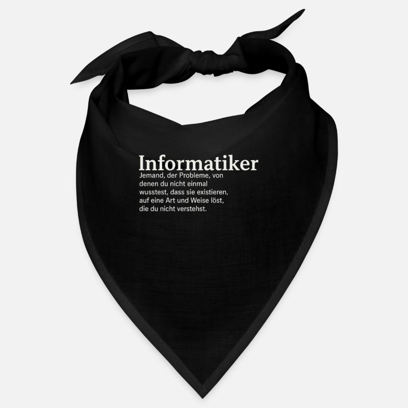 Informaticien définition drôle Bandana