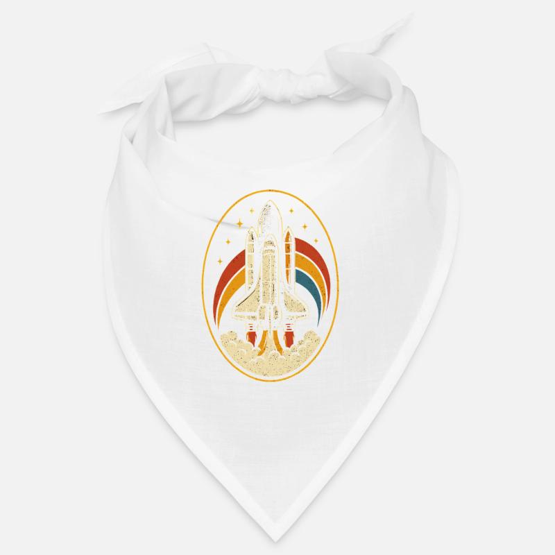 Retro Space Shuttle – Raketenstart Vintage Bandana