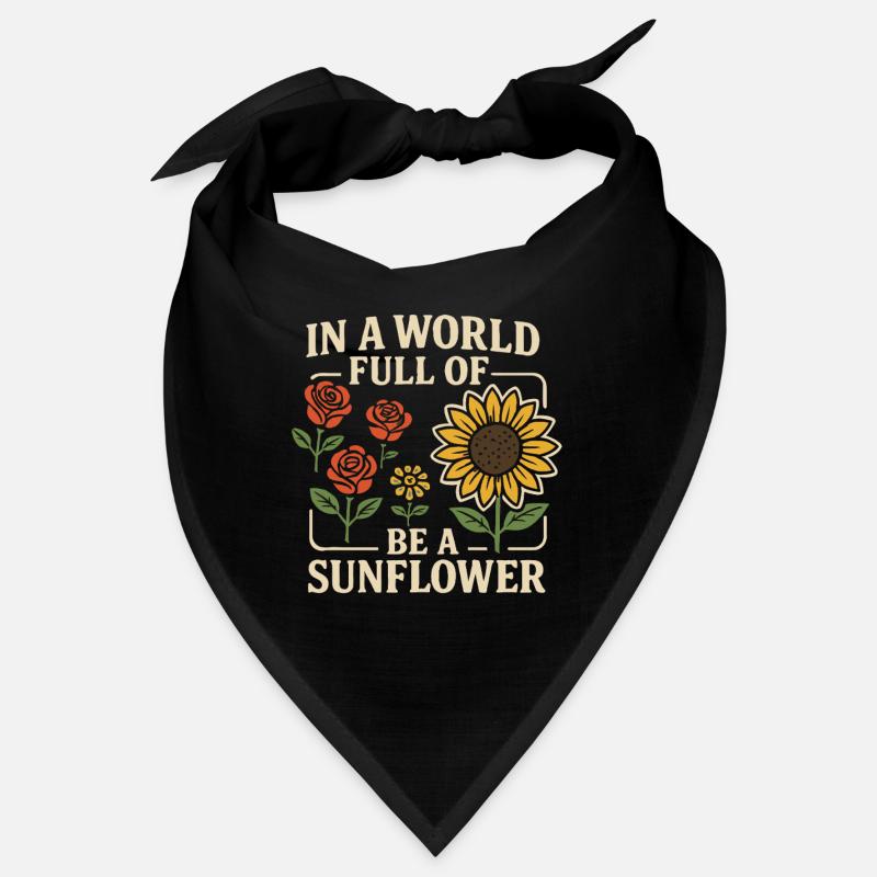 Sei die Sonnenblume – Sei du selbst Bandana
