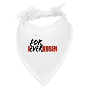 For Ever Leverkusen - Ich mag Leverkusen - Bandana - Weiß - Vorne