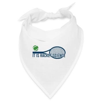 Tennis - It is Racket Science - Bandana - Weiß - Vorne