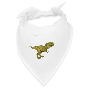 T-rex, Tyrannosaurus rex - Bandana - Weiß - Vorne