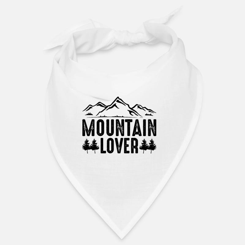 Berge Lover Spruch Mountains Bandana
