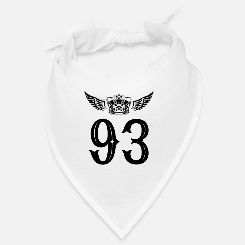 93 Number crown Bandana