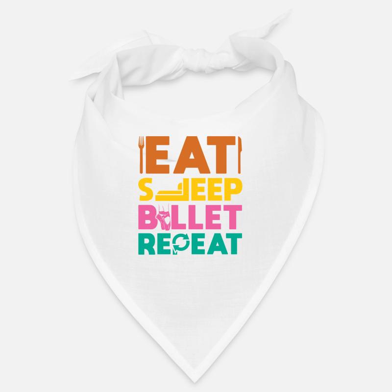 Eat Sleep Ballet Repeat Bandana