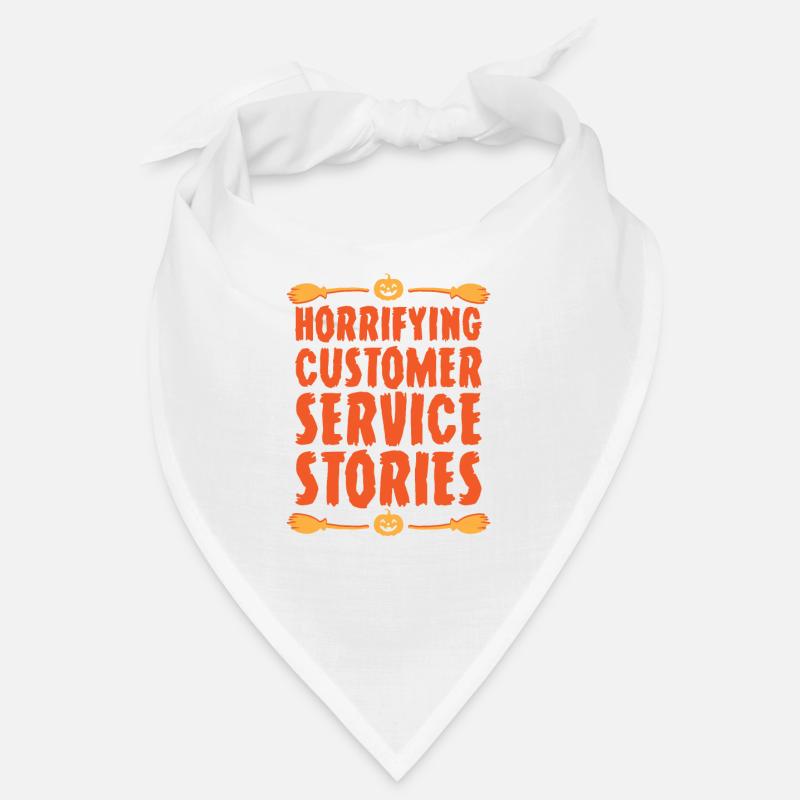 Histoires effrayantes de service à la clientèle Halloween Bandana