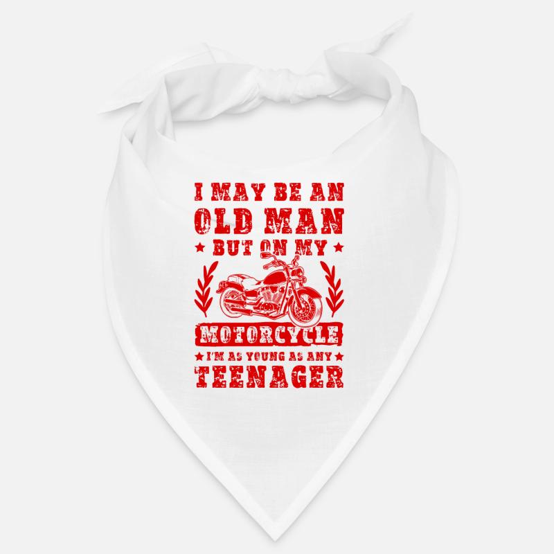 Motorcycle old man Bandana