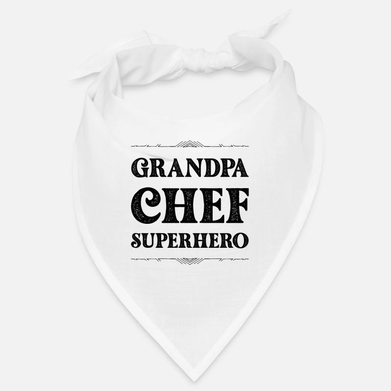Opa Chef Superheld Bandana