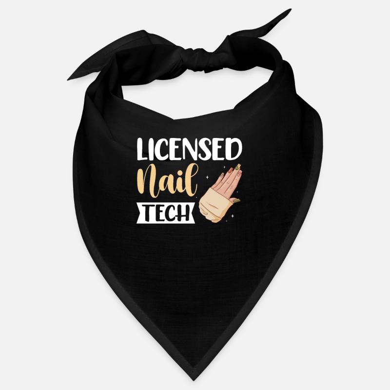 Nail Tech Manucure Technicienne des ongles Bandana