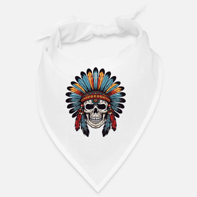 Apache Indianer Totenkopf Bandana
