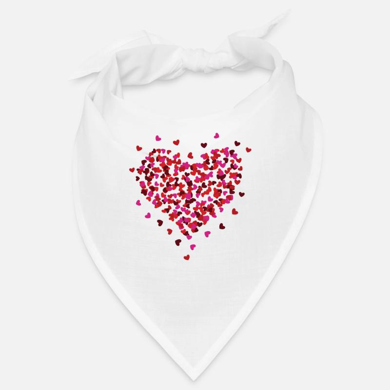 Saint-Valentin petits coeurs bombe aérosol Bandana