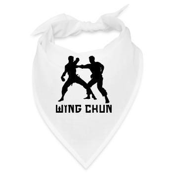 Wing Chun - Bandana - Weiß - Vorne