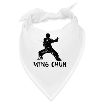 Wing Chun - Bandana - Weiß - Vorne