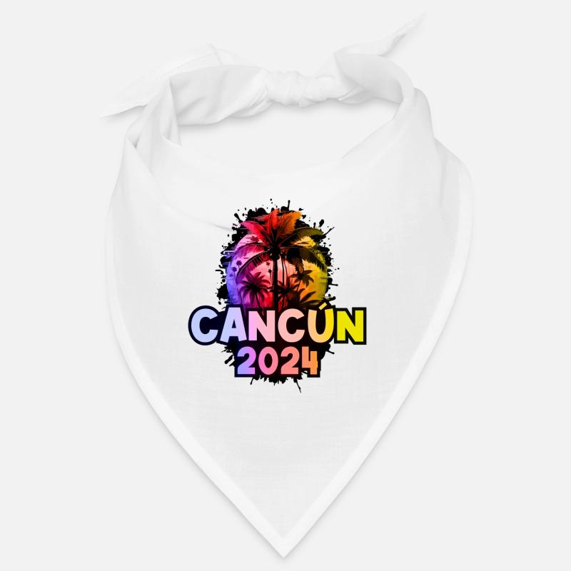 Cancun 2024 Urlaub Bunt Bandana