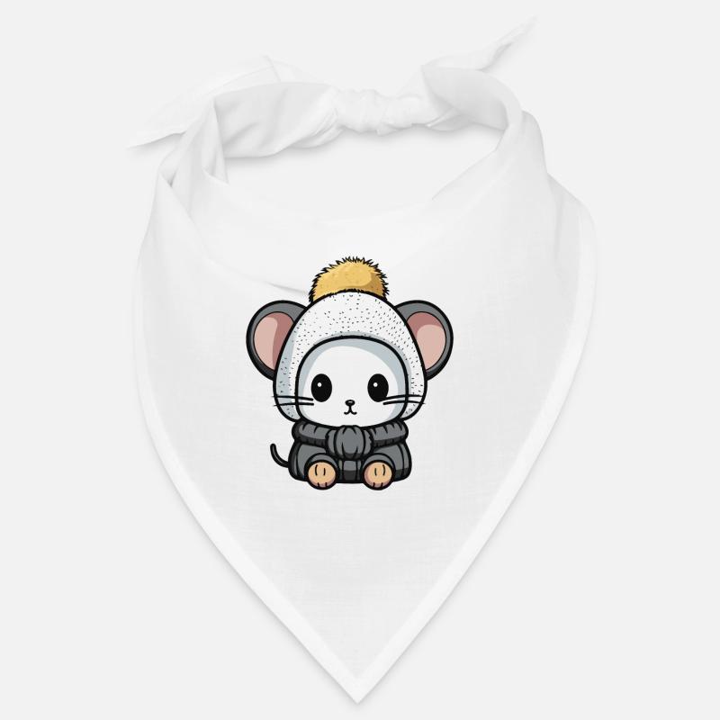 Mouse Animal Baby Comic Bandana