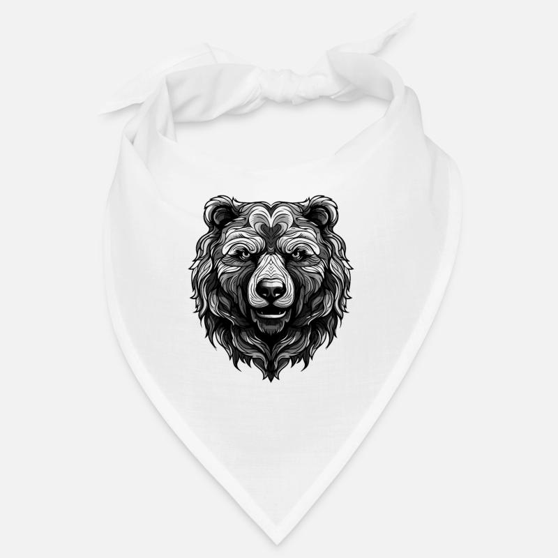 Tête d’animal d’ours Bandana