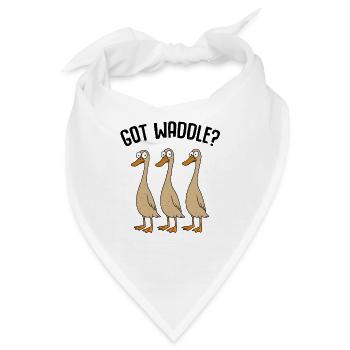 Laufenten Entenmama Entenpapa Entenzucht Laufenten - Bandana - Weiß - Vorne