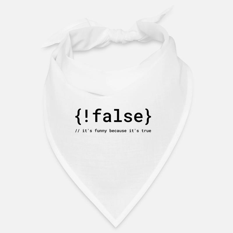 Code Humor Tee: Der logische Witz Bandana
