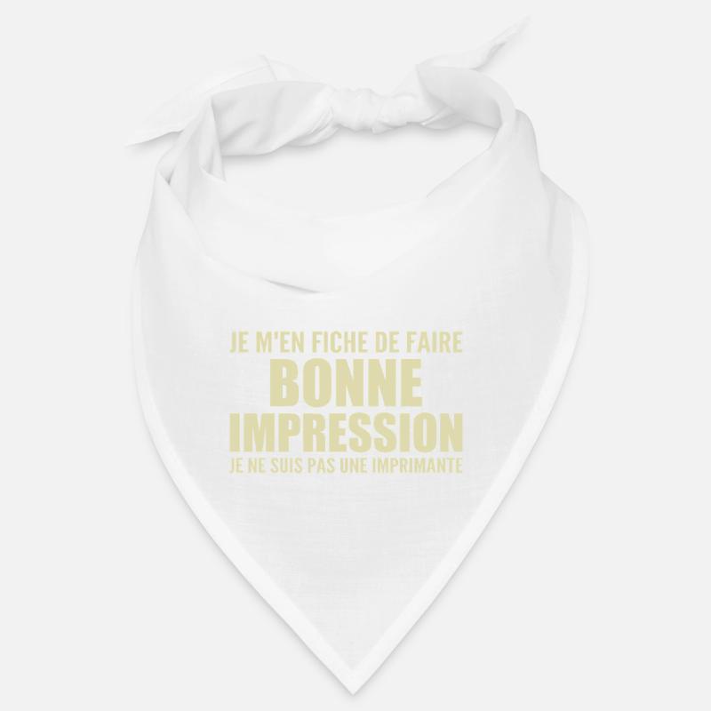 I don't care if I make a good impression Bandana
