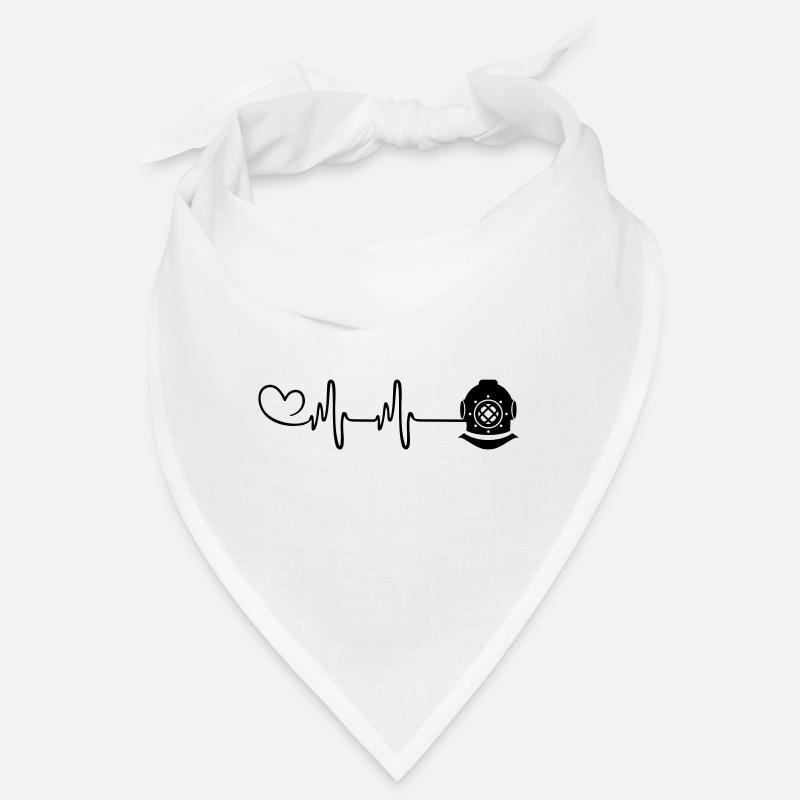 Apnée Plongée Pulse Heart Bandana