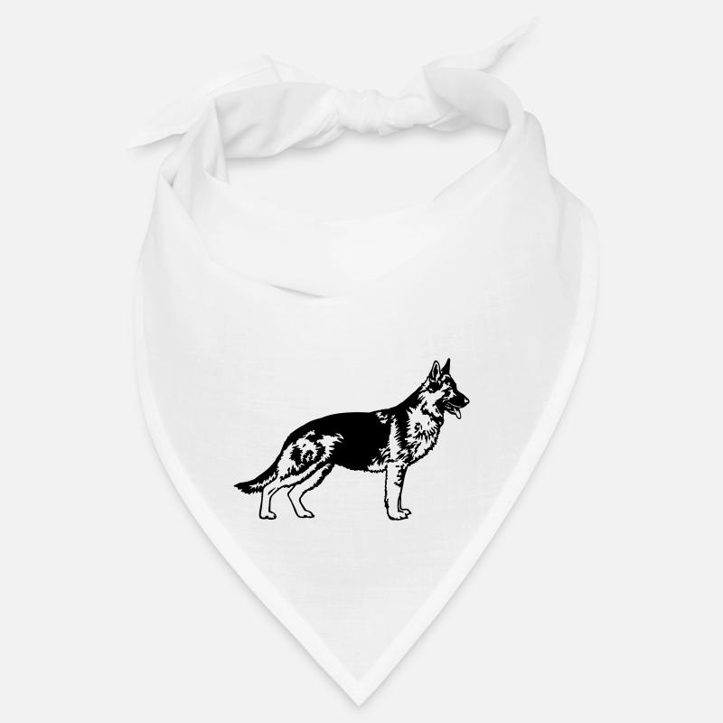 Shepherd dog straight back customizable Bandana