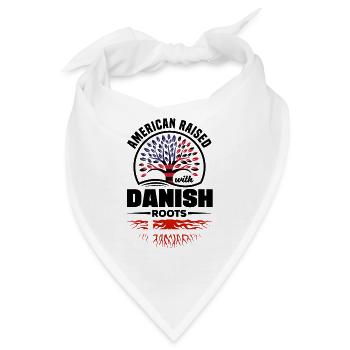 Amerikanisch aufgewachsen mit dänischen Wurzeln Dänemark Dänisch - Bandana - Weiß - Vorne