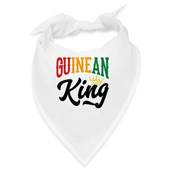 Guinea König Guinea Guinea Guinea Flagge - Bandana - Weiß - Vorne