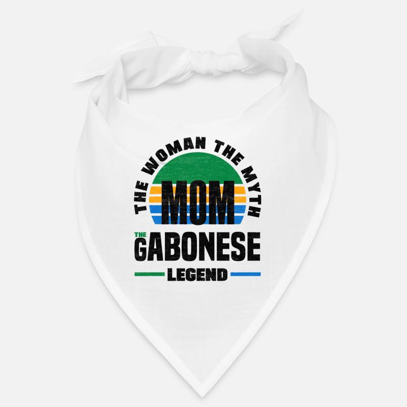 Gabunisches Gabun Gabunische Flagge Muttertag Bandana